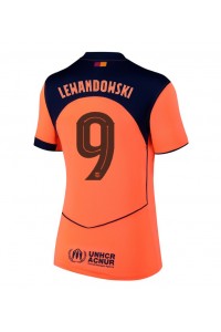 Fotbalové Dres Barcelona Robert Lewandowski #9 Dámské Třetí Oblečení 2025-26 Krátký Rukáv